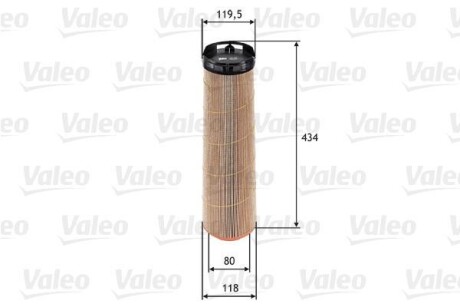 Воздушный фильтр Valeo 585670