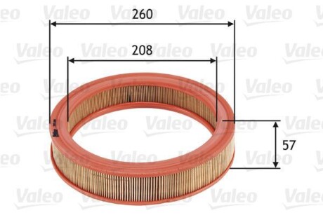 Воздушный фильтр Valeo 585686