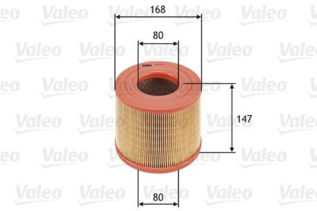 Воздушный фильтр Valeo 585725