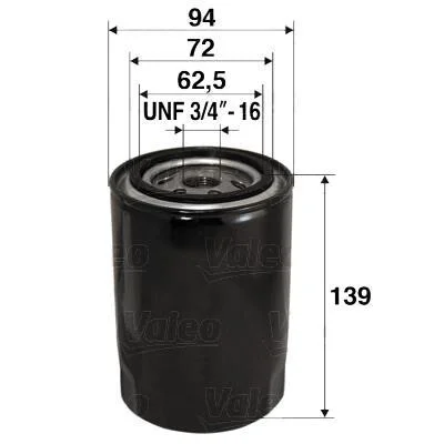 Масляный фильтр Valeo 586015 (фото 1)