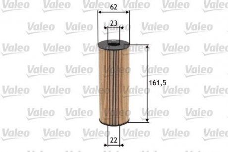 Фільтр масляний MB (W124 280E/W124 300-24V) 89- Valeo 586517 (фото 1)