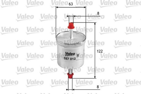 Топливный фильтр Valeo 587012