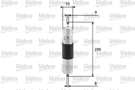 Топливный фильтр Valeo 587014