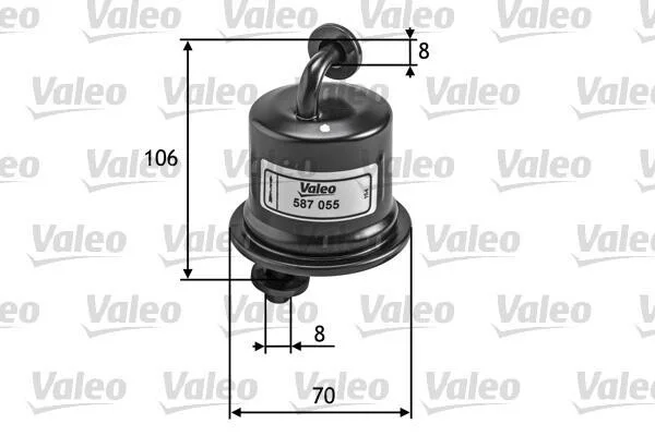 Топливный фильтр Valeo 587055 (фото 1)