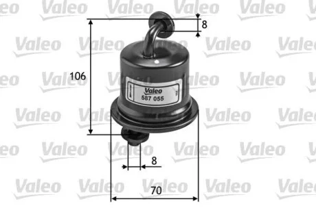 Топливный фильтр Valeo 587055