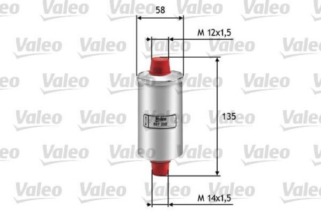 Топливный фильтр Valeo 587200