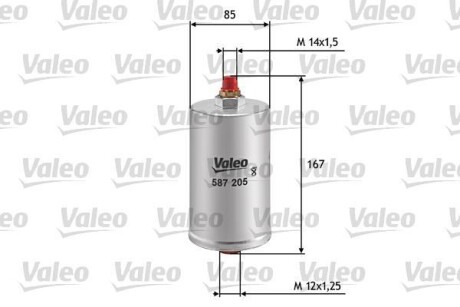 Топливный фильтр Valeo 587205