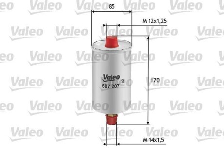 Топливный фильтр Valeo 587207