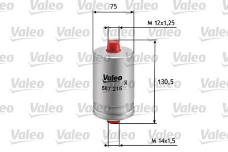 Топливный фильтр Valeo 587215