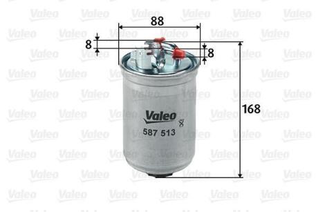 Топливный фильтр Valeo 587513