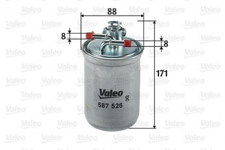 Фільтр паливний VW Sharan 1.9/2.0TDI 95-10 Valeo 587526