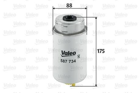 Топливный фильтр Valeo 587734