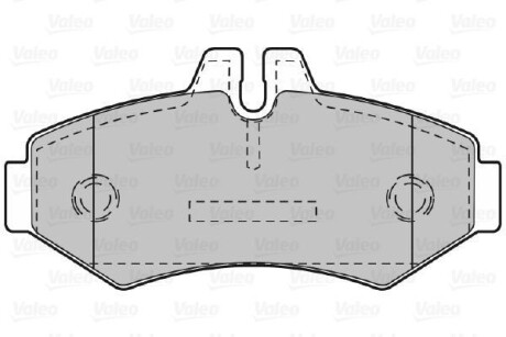 Тормозные колодки дисковые, комплект Valeo 598300
