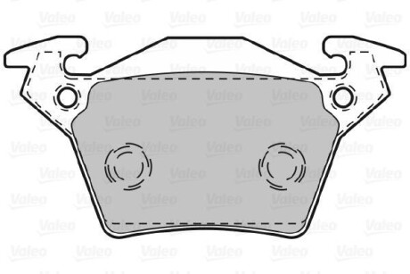 Тормозные колодки дисковые, комплект Valeo 598301