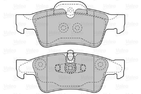 Тормозные колодки дисковые, комплект Valeo 598802