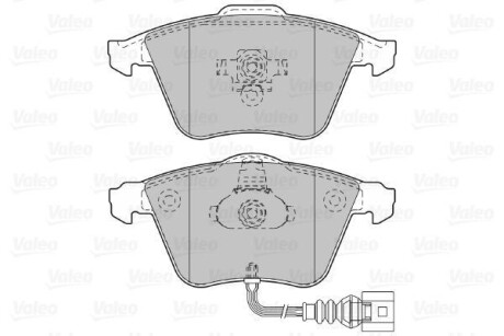 Тормозные колодки дисковые, комплект Valeo 598863