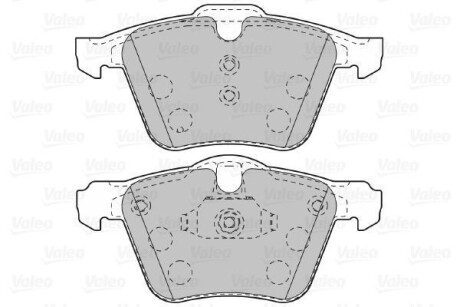 Тормозные колодки дисковые, комплект Valeo 601007