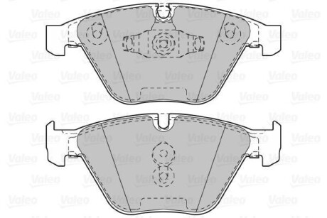 Тормозные колодки дисковые, комплект Valeo 601027