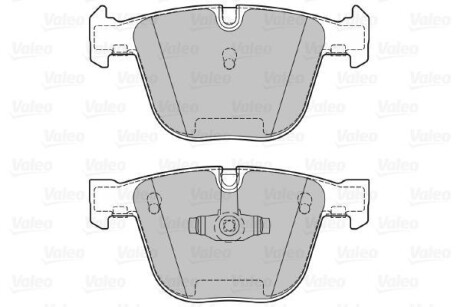 Тормозные колодки дисковые, комплект Valeo 601127