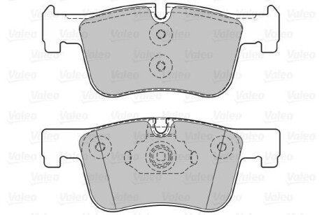 Тормозные колодки дисковые, комплект Valeo 601310