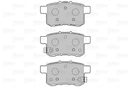 Тормозные колодки дисковые, комплект Valeo 601350