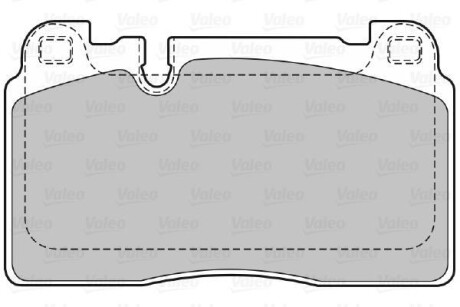 Тормозные колодки дисковые, комплект Valeo 601467