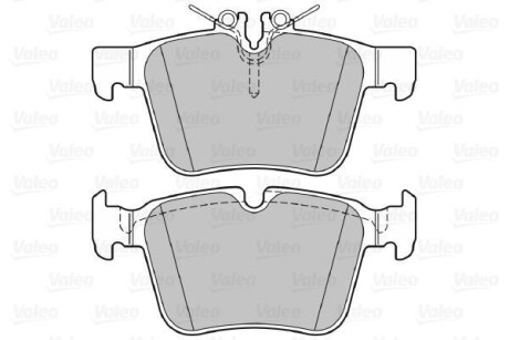 Тормозные колодки дисковые, комплект Valeo 601489