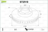 Тормозной диск Valeo 672519 (фото 1)