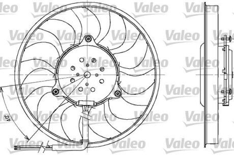 Вентилятор радиатора охлаждения Valeo 698611