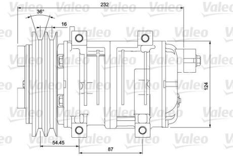 Компрессор кондиционера Valeo 700868