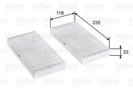 Фильтр салона Valeo 715812