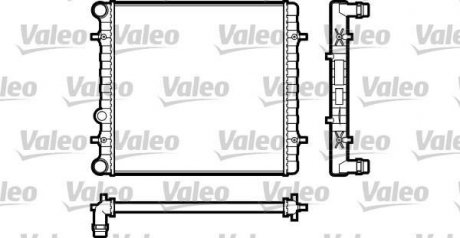 Радіатор охолодження Skoda Octavia/VW Bora/Golf IV 1.4-2.3/1.9TDI 98-10 Valeo 731606