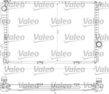 Радиатор охлаждения двигателя Valeo 734277