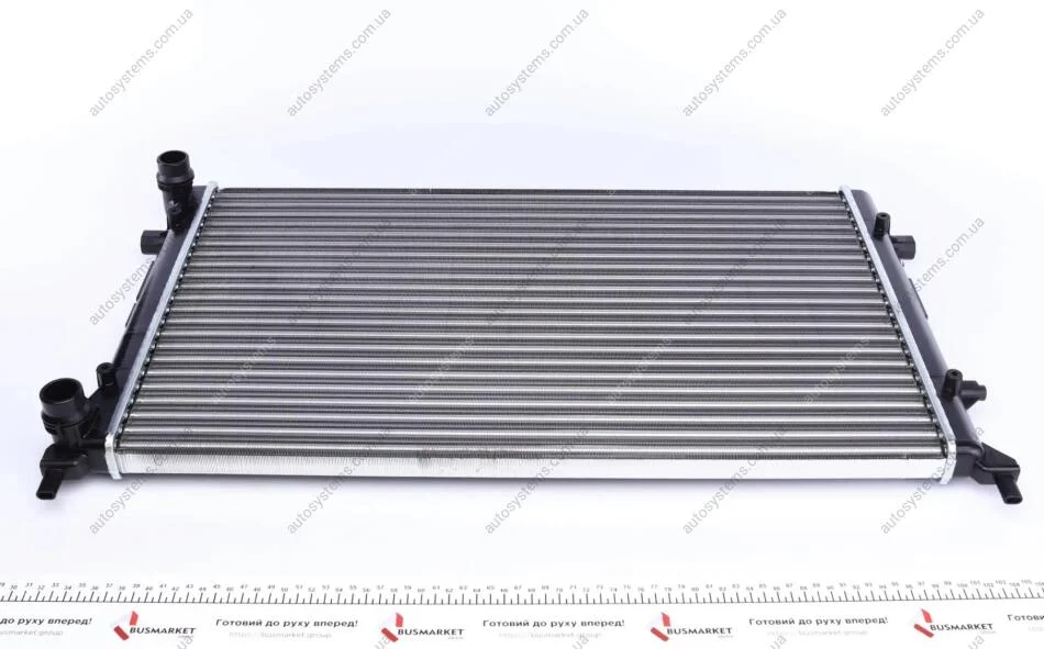 Радіатор охолодження VW Caddy 1.9TDI 03- (650x415x23) Alum. (d=32 мм/32 мм) Valeo 734332 (фото 1)