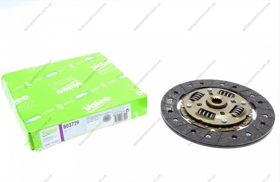 Диск зчеплення Opel Astra F/G/Kadet E/Vectra A 1.0-1.4 88- (d=190mm) z=14 Valeo 803729 (фото 1)
