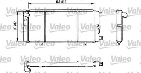 Радиатор охлаждения двигателя Valeo 810827