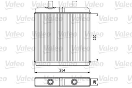 Радиатор отопителя салона Valeo 811539