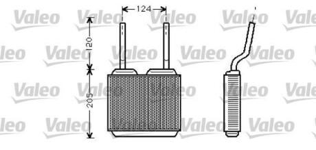 Радиатор отопителя салона Valeo 812146