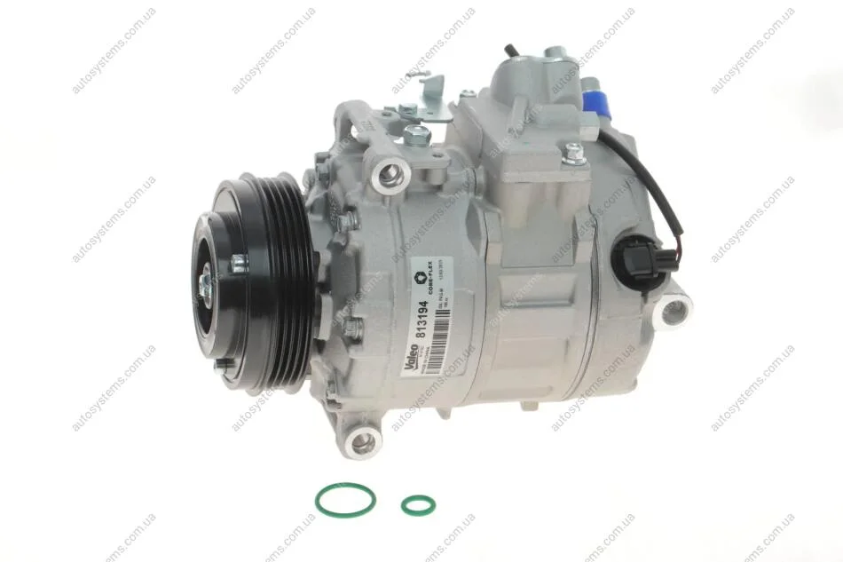 Компресор кондиціонера BMW 5 (E60/E61)/7 (E65/E66/E67) 2.0-3.0D 01-10 M54/M57 Valeo 813194 (фото 1)