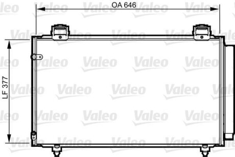 Радиатор кондиционера (Конденсатор) Valeo 814210