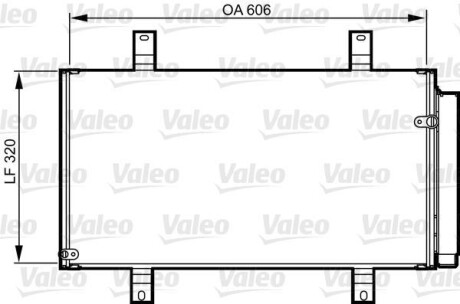 Радиатор кондиционера (Конденсатор) Valeo 814215