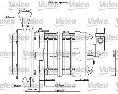 Компрессор кондиционера Valeo 815842