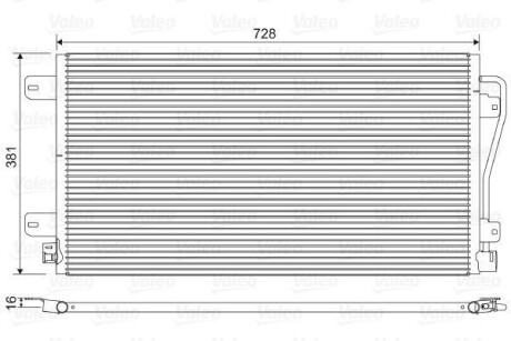 Радиатор кондиционера (Конденсатор) Valeo 817601