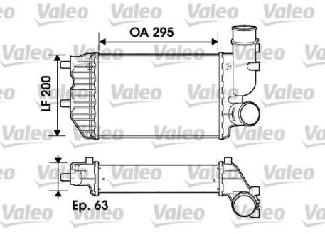 Интеркулер Valeo 817632