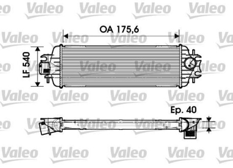 Интеркулер Valeo 817636