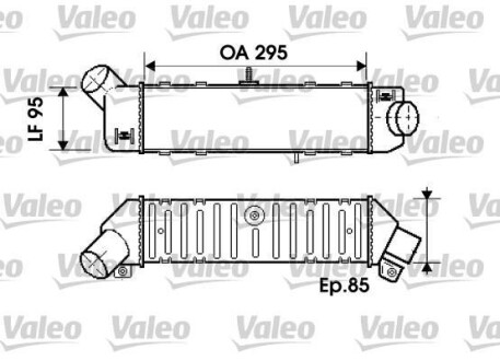 Интеркулер Valeo 817767