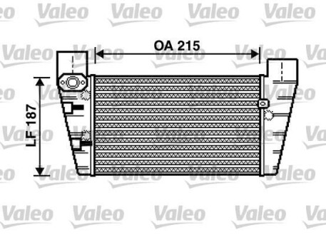 Интеркулер Valeo 817867