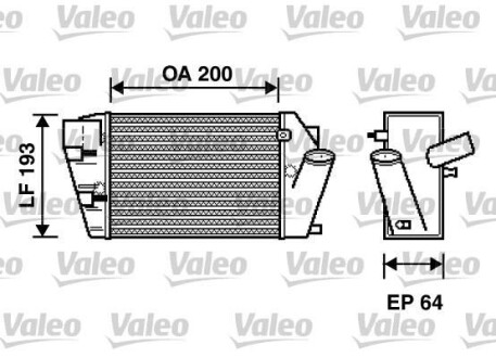 Интеркулер Valeo 817870