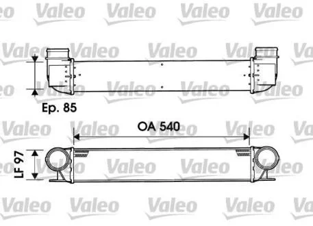 Интеркулер Valeo 817877