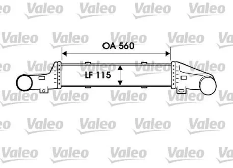 Интеркулер Valeo 817907